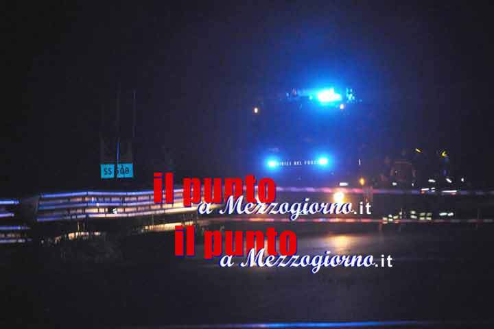 Collegamenti bloccati tra Sora e Cassino, Superstrada chiusa per caduta massi e deviazione chiusa per incidente
