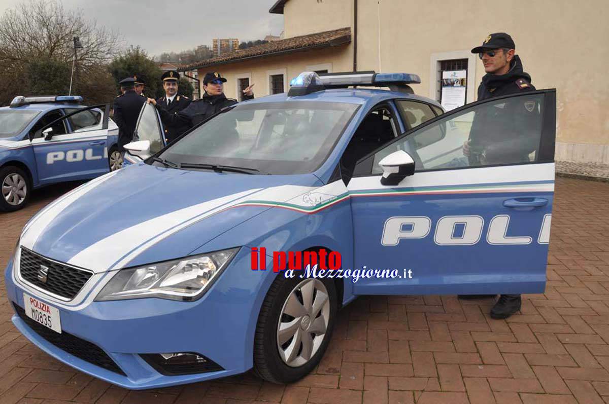 Servizio straordinario di prevenzione della Polizia oggi a Frosinone