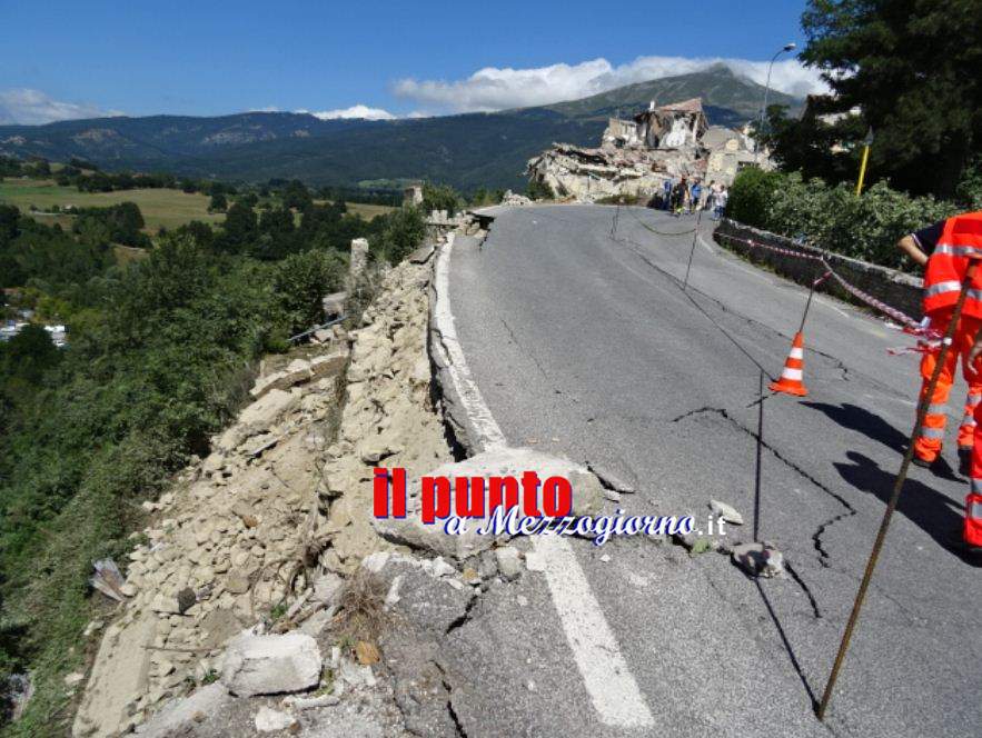 Terremoto, chiusa la Salaria tra Rieti e Ascoli e la SS 685 delle Tre Valli Umbre tra Perugia e Ascoli