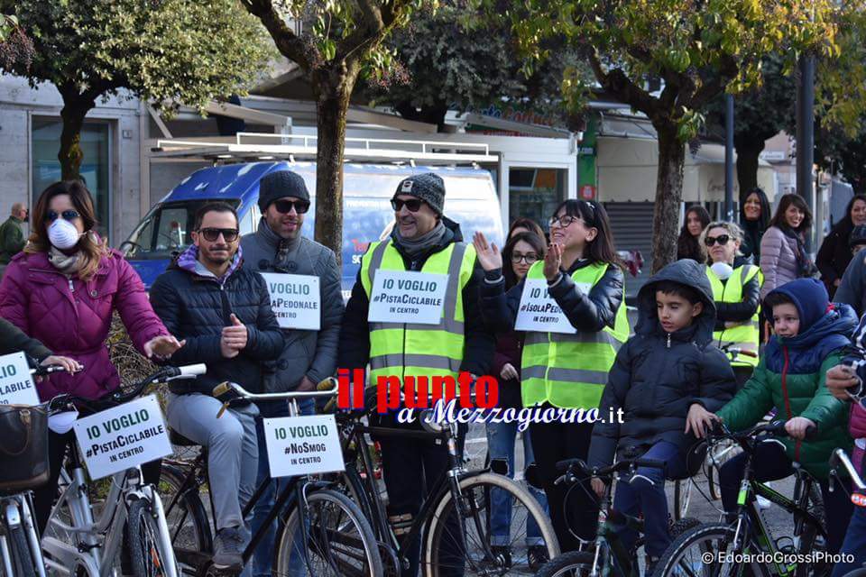 Cassino- Tutti in bici per dire No allo smog