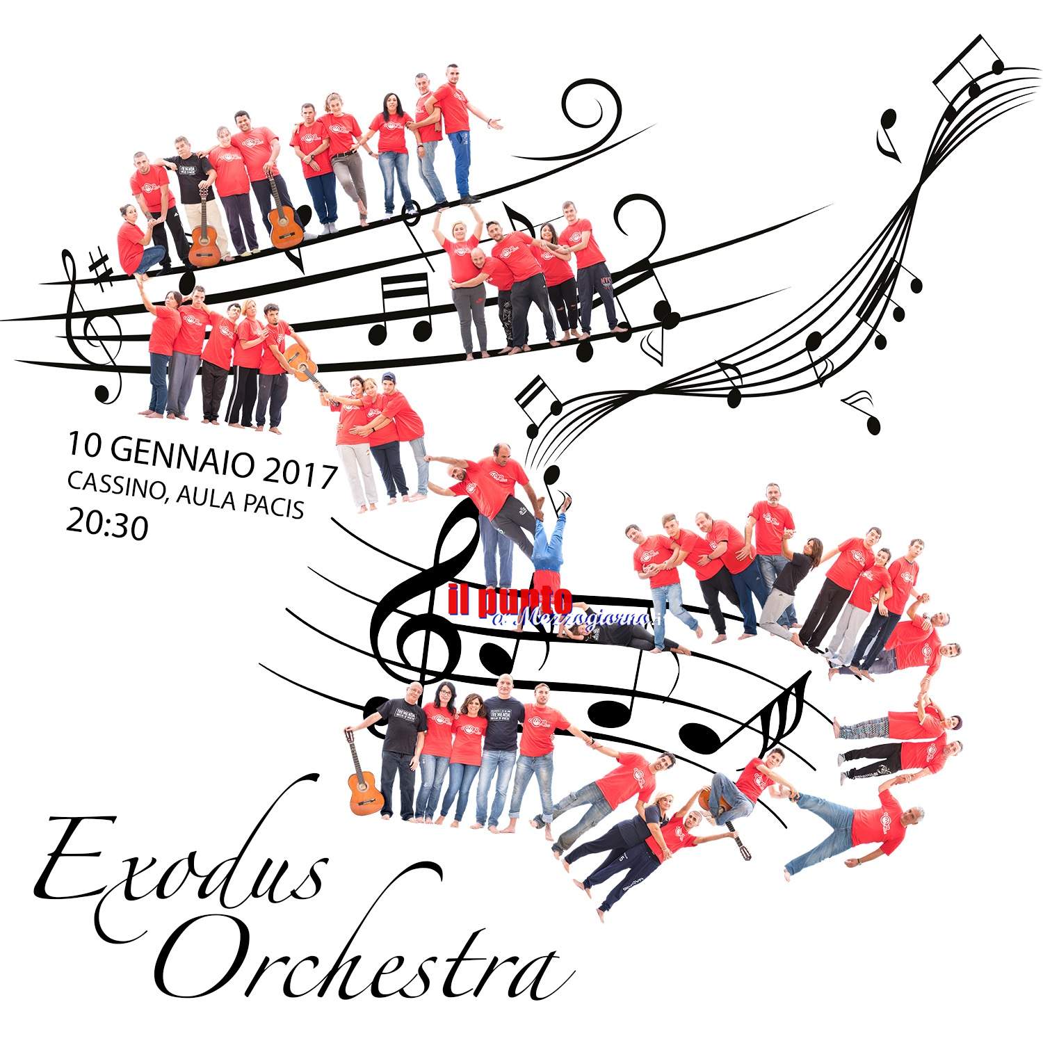 Cassino- Exodus Orchestra,si parte. Debutto attesissimo all’Aula Pacis