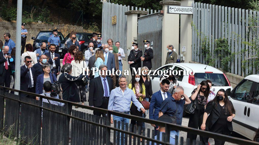 Il sopralluogo della Corte dâ€™assise nella caserma dei Carabinieri di Arce - 10 giugno 2022 - foto Antonio Nardelli