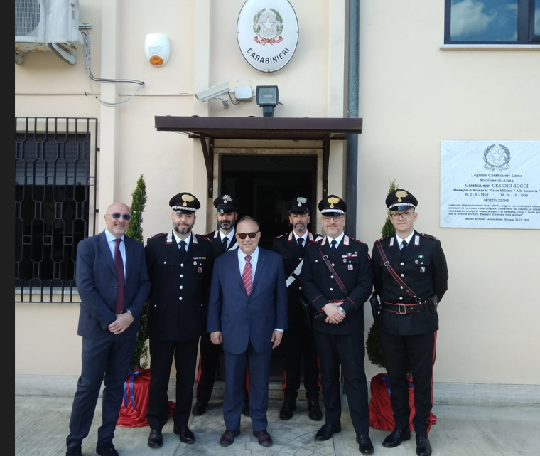 Il Procuratore di Cassino  incontra i Carabinieri della Stazione di Atina