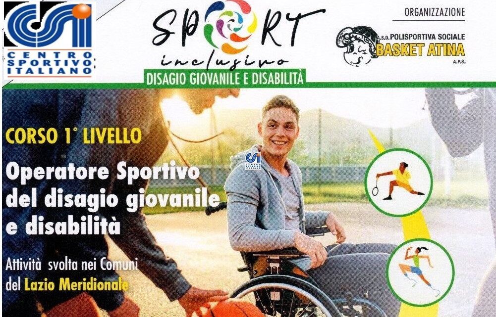 Progetto “Open Sport” le linee guida dei corsi ‘Sport e Disabilità’ e ‘Sport e disagio giovanile’