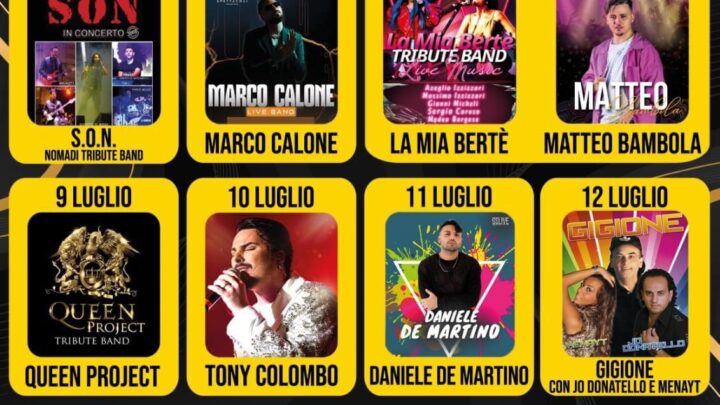 Teatro, musica, divertimento, cinema e sport per tutti. Gli eventi in programma a Cassino dal 7 al’11 luglio