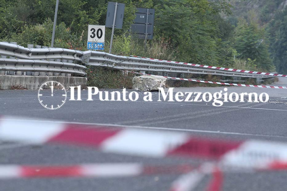 Frana sulla Cassino Sora, chiusa la superstrada a Sant’Elia Fiumerapido