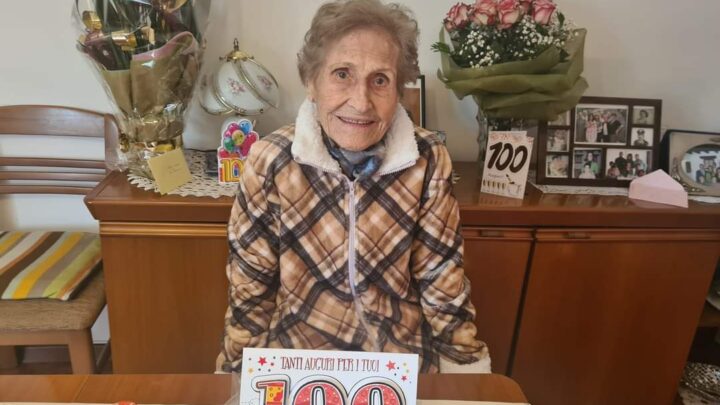 Dal frusinate a Udine, auguri a zia Palmira per i suoi 100 anni