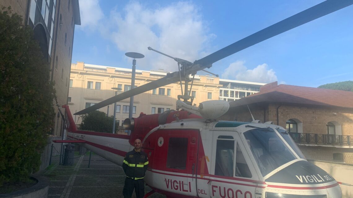 Da una famiglia di vigili del fuoco, Andrea Simeoli di Cassino diventa ispettore antincendio