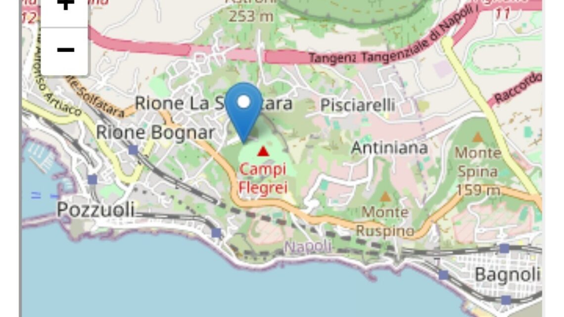 Sciame sismico ai Campi Flegrei, scossa di terremoto di magnitudo 4.4