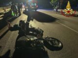 Isernia – Cadono con la moto sulla Ss85, grave motociclista