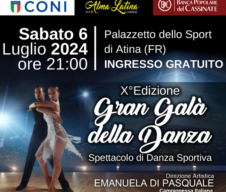 Ad Atina i professionisti della danza, spettacolo organizzato dalla scuola “Alma Latina” di Cassino