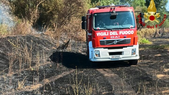 Ceccano – Incendio sterpaglie anziano ustionato