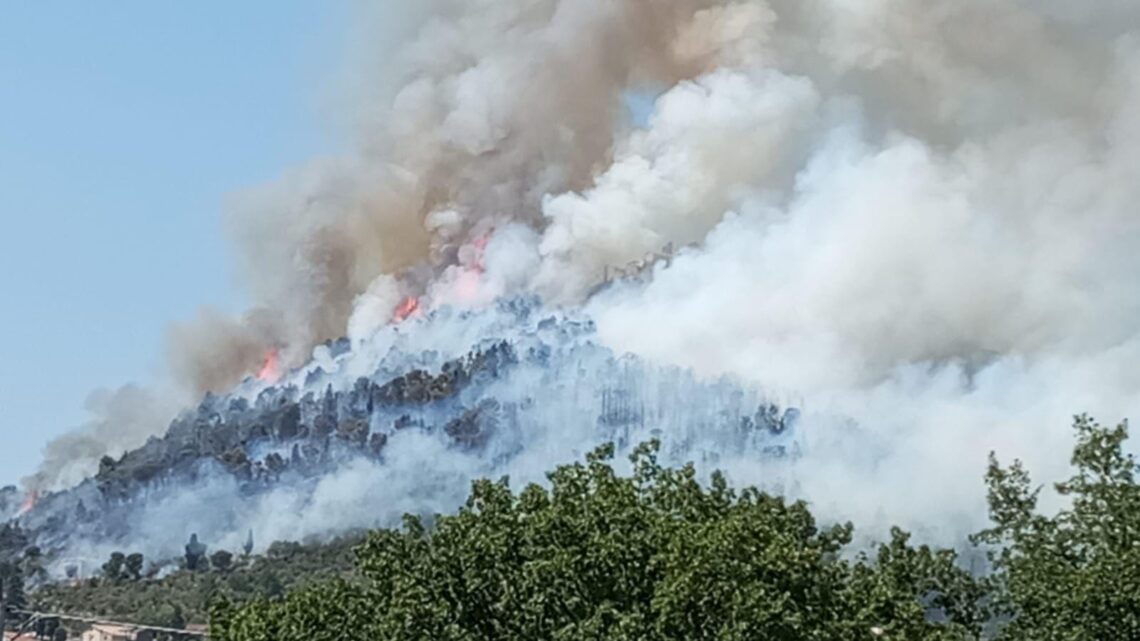 Incendio a Fumone, il messaggio del sindaco e del parroco