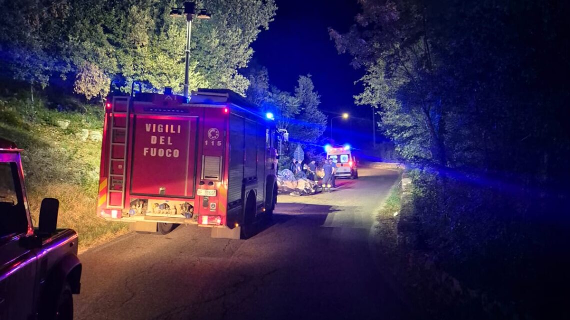 Incidente stradale a Belmonte Castello, due feriti