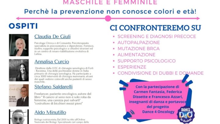 Prevenzione del tumore al seno, “Nonsolorosa” evento speciale a Gaeta