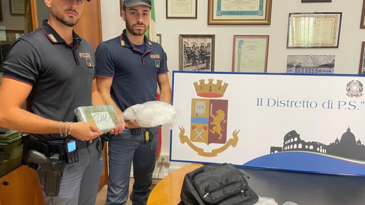 Dal litorale pontino alla Capitale con quasi 5 chili di cocaina, due arresti