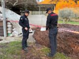 Conca della Campania – Carabinieri sequestrano area di smaltimento illecito di sanse umide prodotte da frantoio oleario