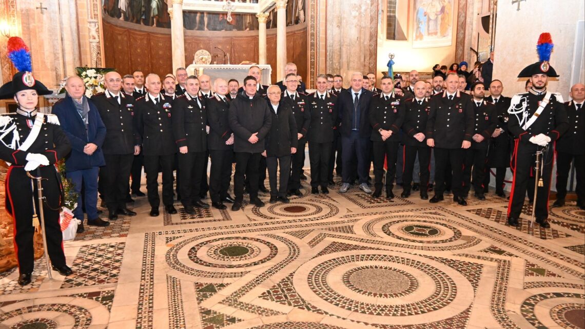 Anagni – Messa di Natale con i Carabinieri del Comando Provinciale Carabinieri di Frosinone