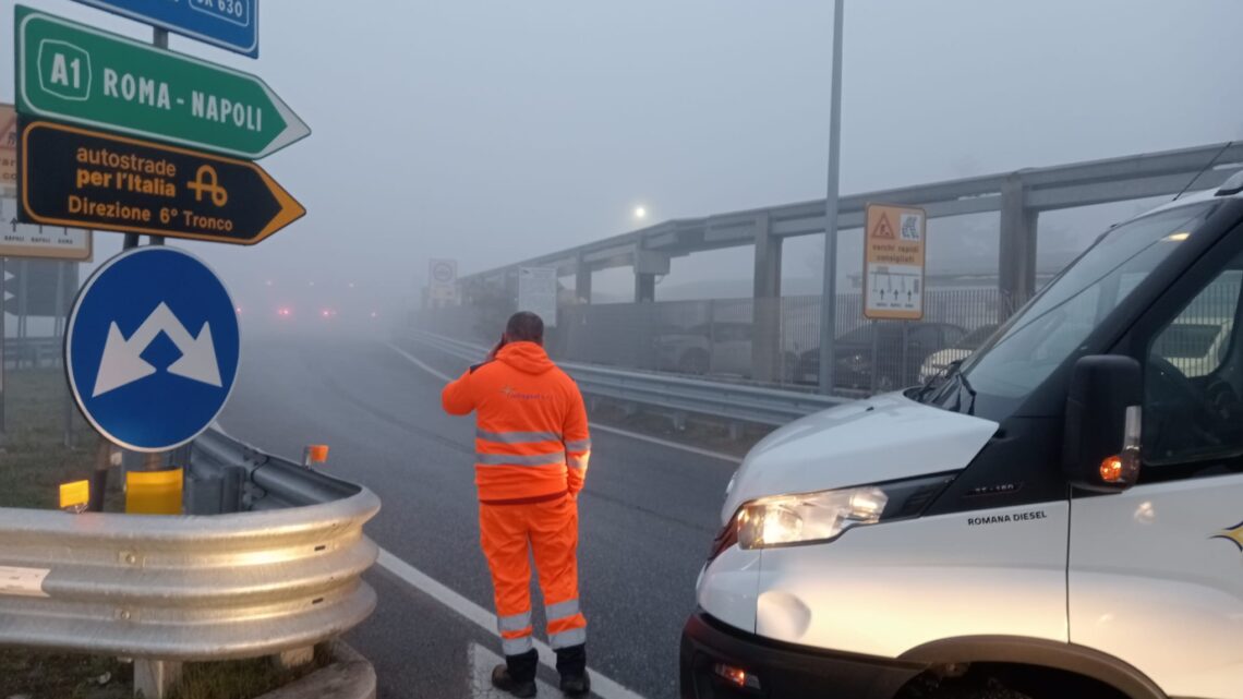 Inferno bianco blocca l’autostrada, nel cassinate notte in auto per migliaia di persone