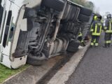 Tir si ribalta sull’autostrada tra Caianello e Capua